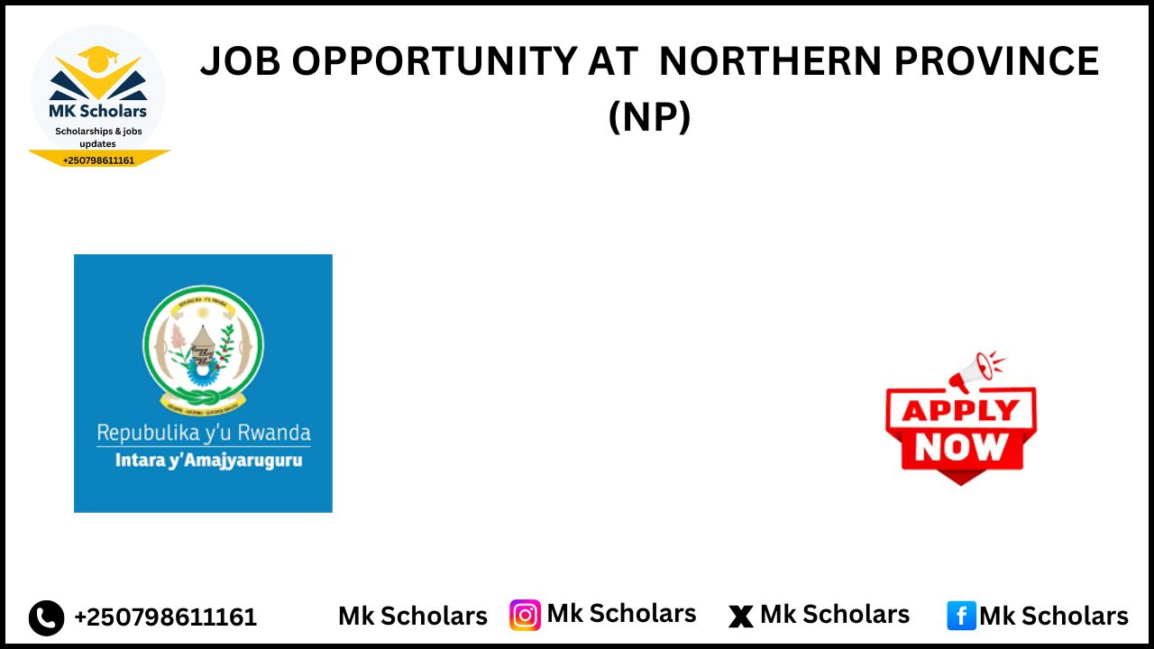 JOB OPPORTUNITY AT  NORTHERN PROVINCE (NP)